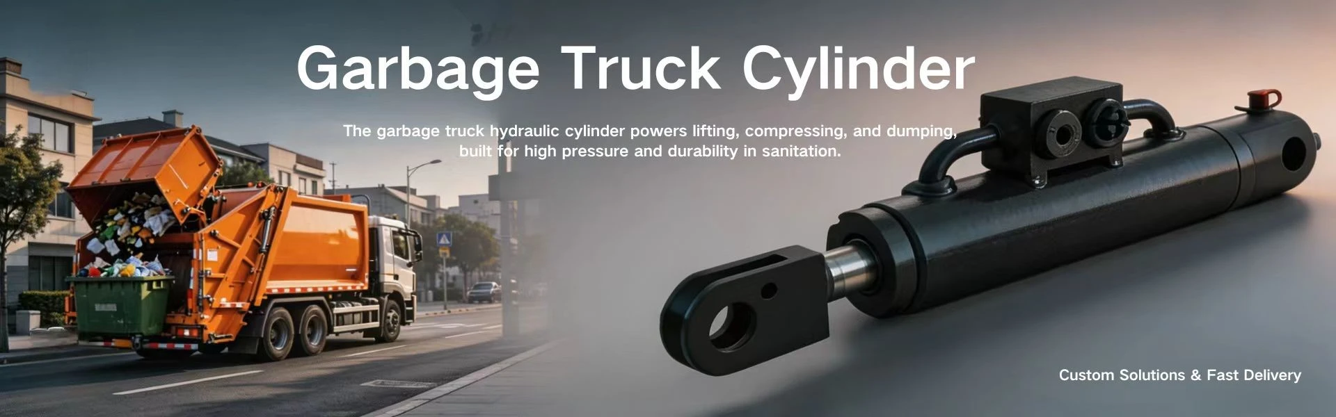 Cilindru de camion de gunoi