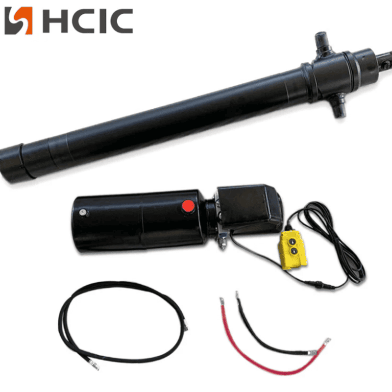 4TG-E90-1000 Cilindru hidraulic remorcă + unitate de putere personalizată