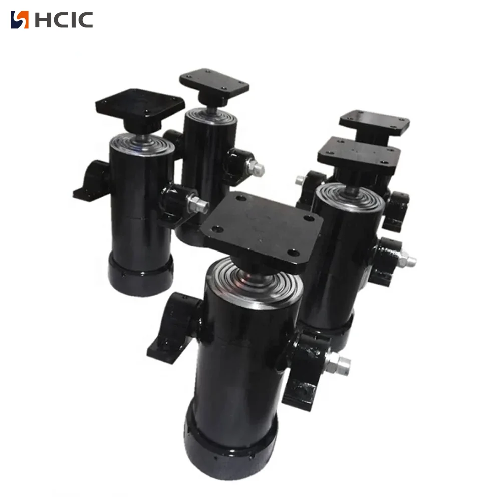 Cilindru hidraulic telescopic de sub caroserie