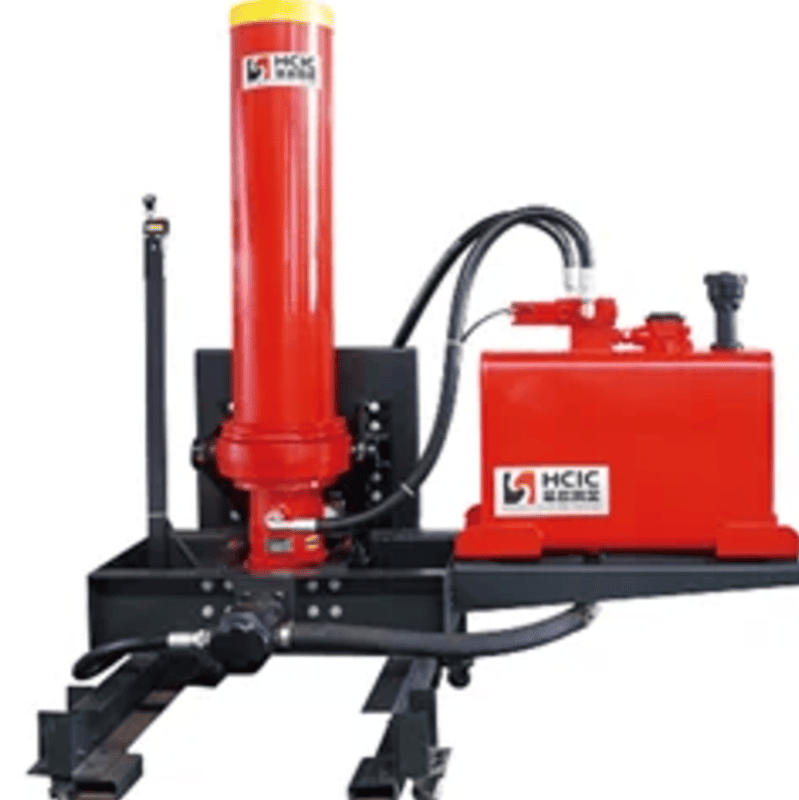 Cilindru hidraulic cu mai multe trepte montat frontal