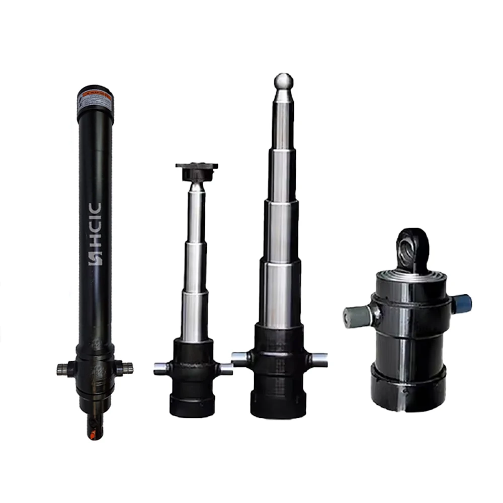 Cilindru hidraulic cu mai multe trepte pentru remorcă mică